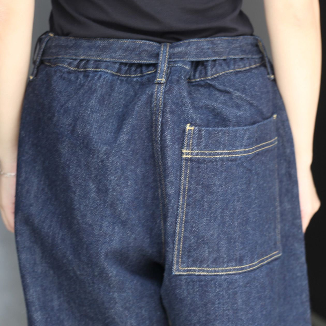 【残り一点】Belted Trousers(ONE WASH)