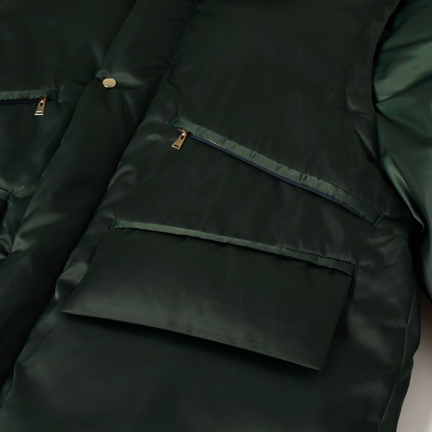 【残り一点】High Count Taffeta Removable Sleeve Down Jacket