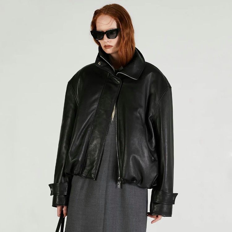 【残り一点】Sheep Leather High Neck Blouson