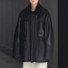 【残り一点】W-Zip Mouton Flight Jacket