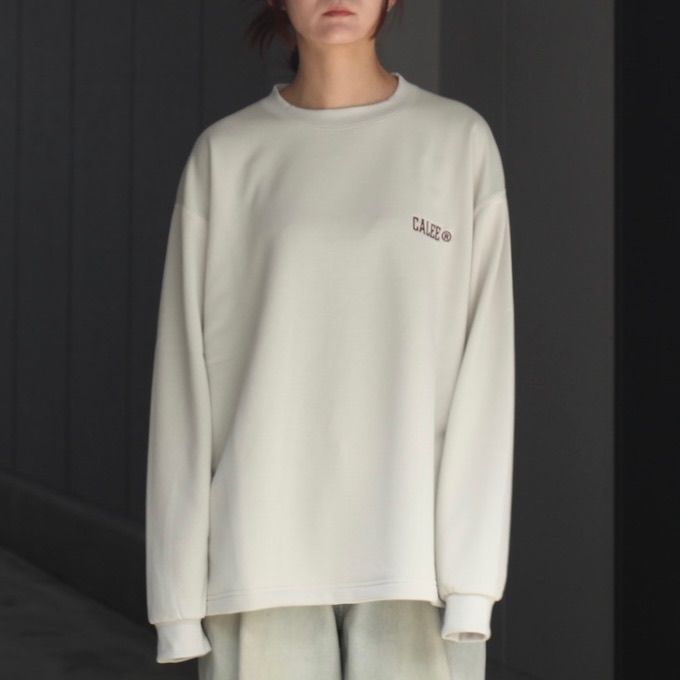 【残り一点】Calee National Logo Drop L/S Tee