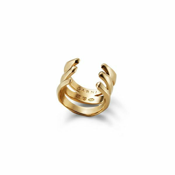 【残り一点】Crockery Ear Cuff(GOLD)