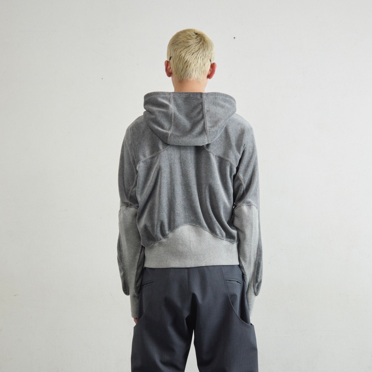 【残り一点】Velour Zip Up Hoodie