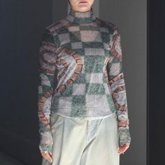 【残り一点】Graphic Mesh Top A