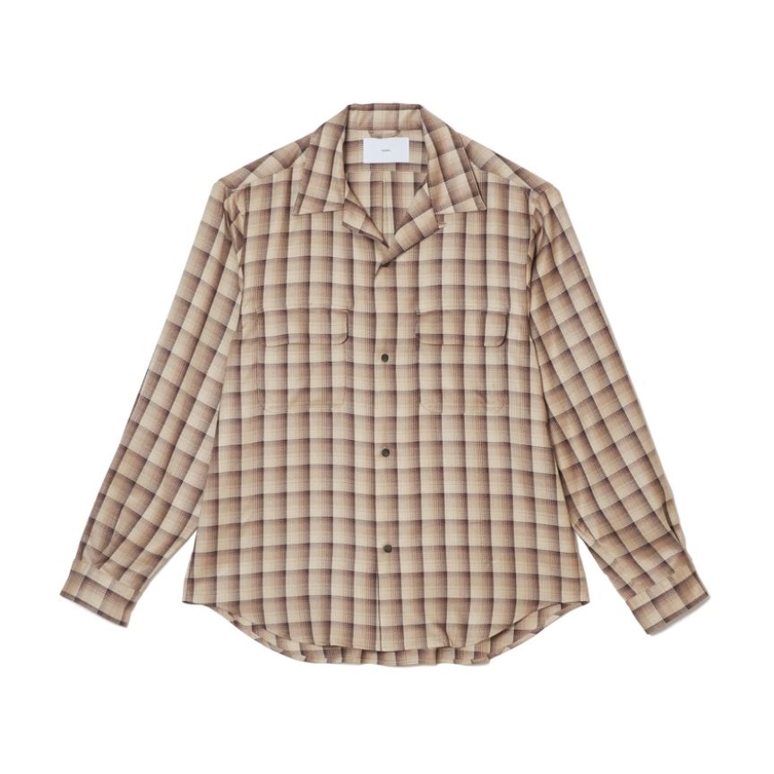 【残り一点】Ombre Open Coller Shirt