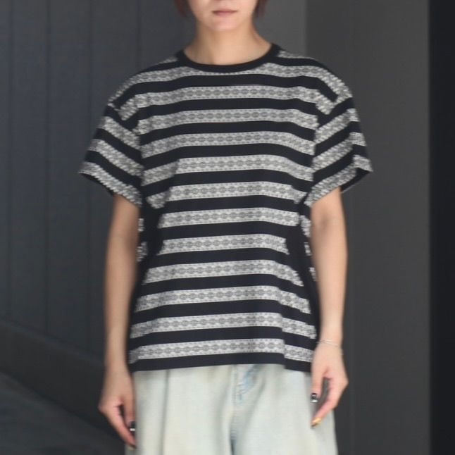 【残り一点】Nordic Pattern Jacquard T-Shirt