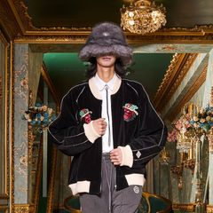 【残り一点】Velveteen Yama King Embroidered Souvenir JKT