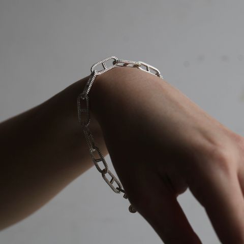 【残り一点】Rope Anchor Chain T-BAR Bracelet SMALL(7mm)