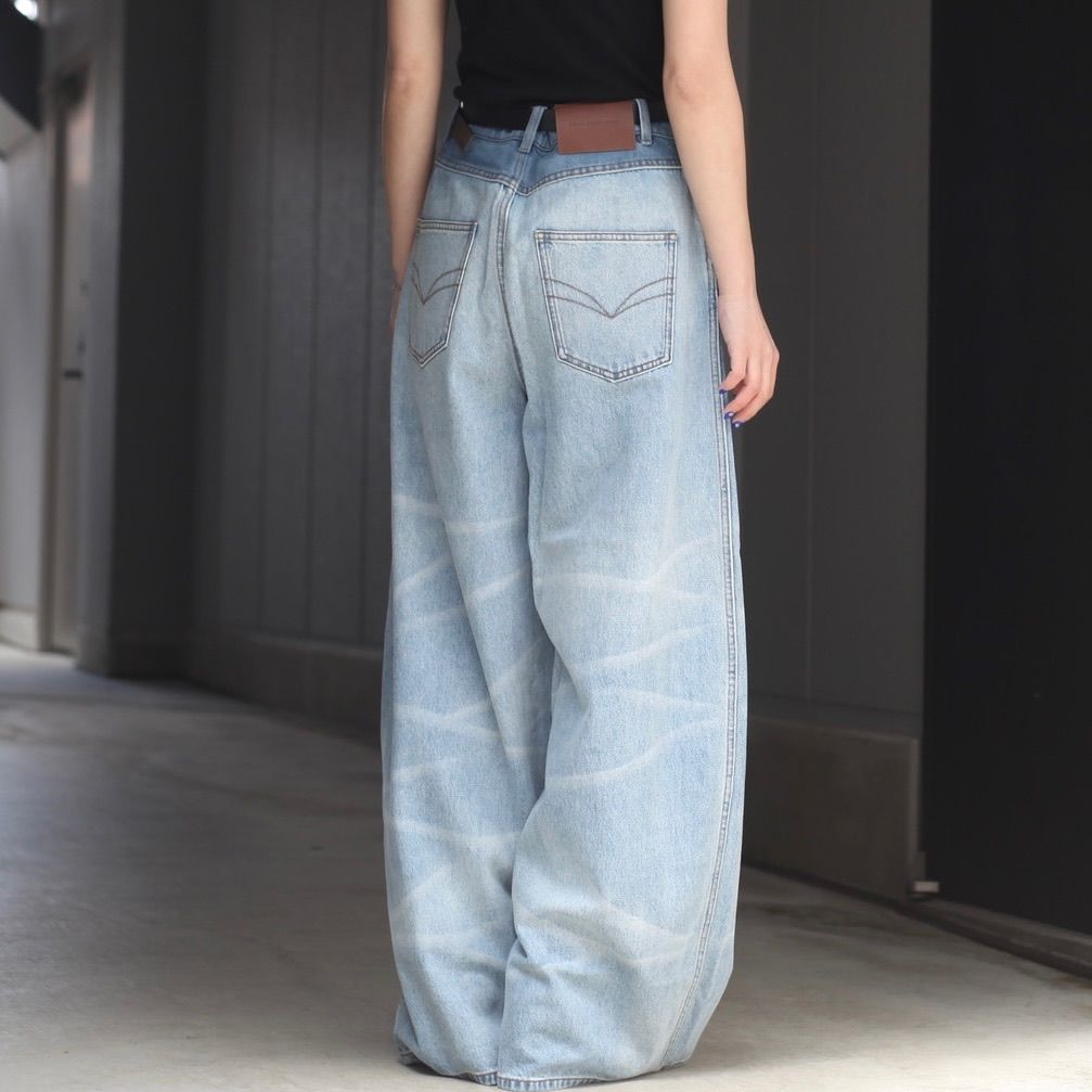 【残り一点】Wide Leg Denim Trousers