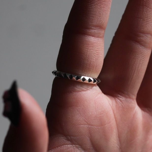 【お取り寄せ注文可能】Multiple Studs Ring_S(SILVER)