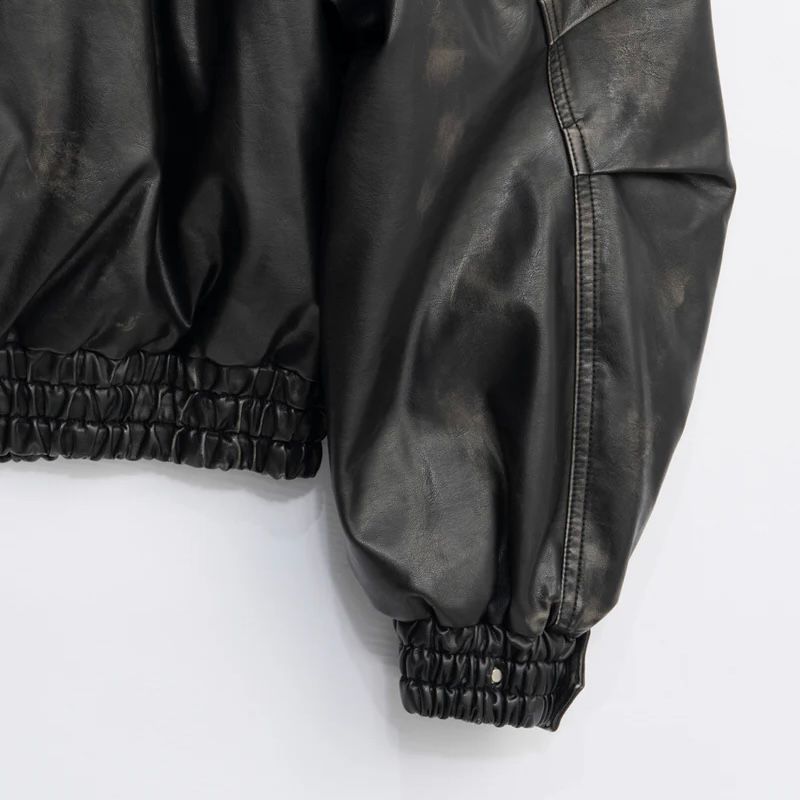 【残り一点】Flight Leather Bomber Jacket