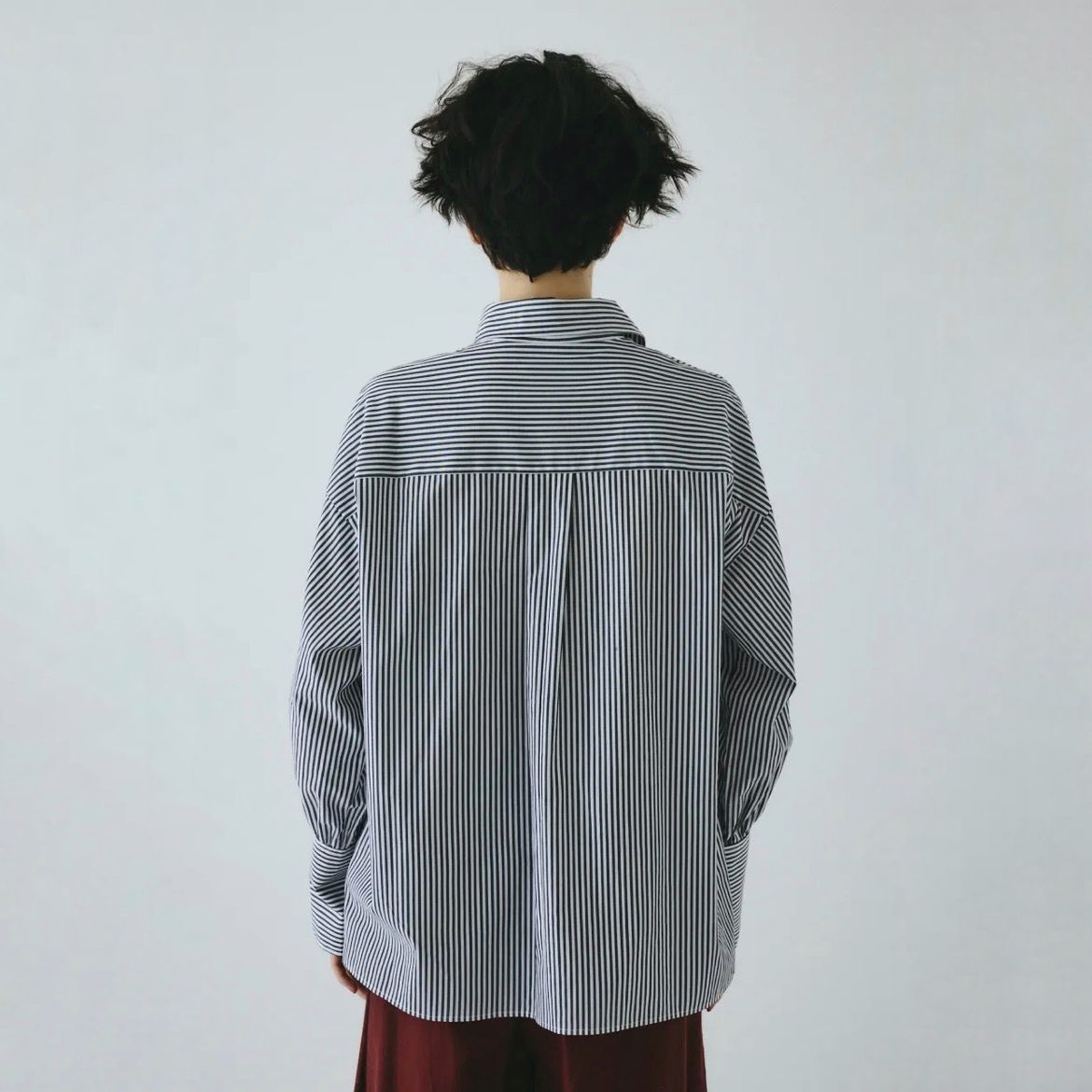 【残り一点】Asymmetry Collar Shirt
