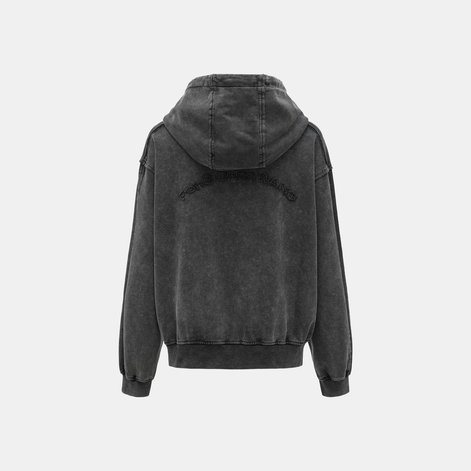 【残り一点】Deconstructed Patch Zip-up Hoodie