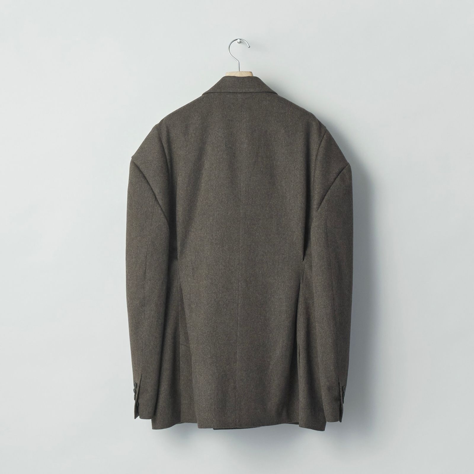 【残り一点】Deformed Shoulder Double Breasted Jacket(LORO PIANA WOOL DOESKIN)