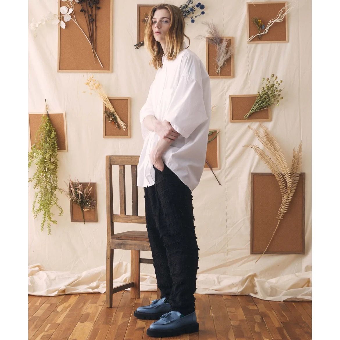 美品　メゾンスペシャル ニット ジャガードチェックツイードニットビスチェ MAISON SPECIAL ニット ジャガードチェックツイードニットビスチェ