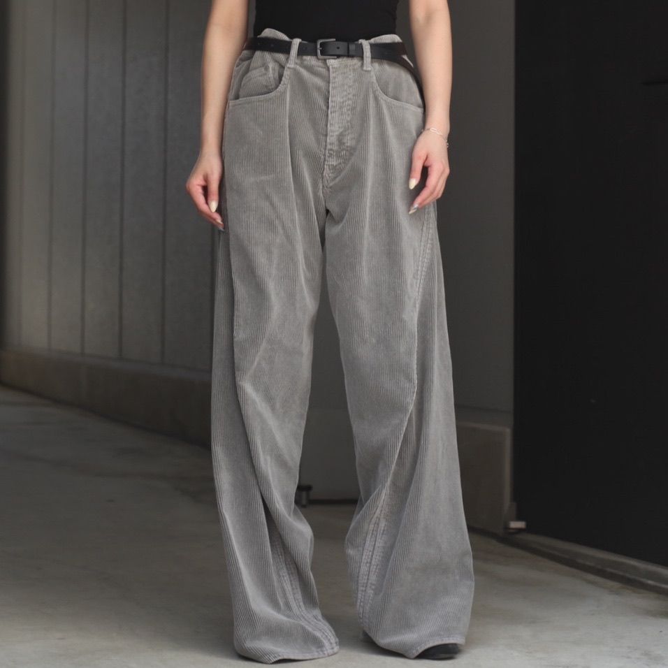 【残り一点】3D Twisted Wide Leg 5P Pants
