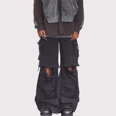 【残り一点】Slash Seam Twist Cargo Pants(AGED TWILL)