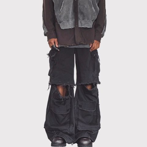 【残りわずか】Slash Seam Twist Cargo Pants(AGED TWILL)