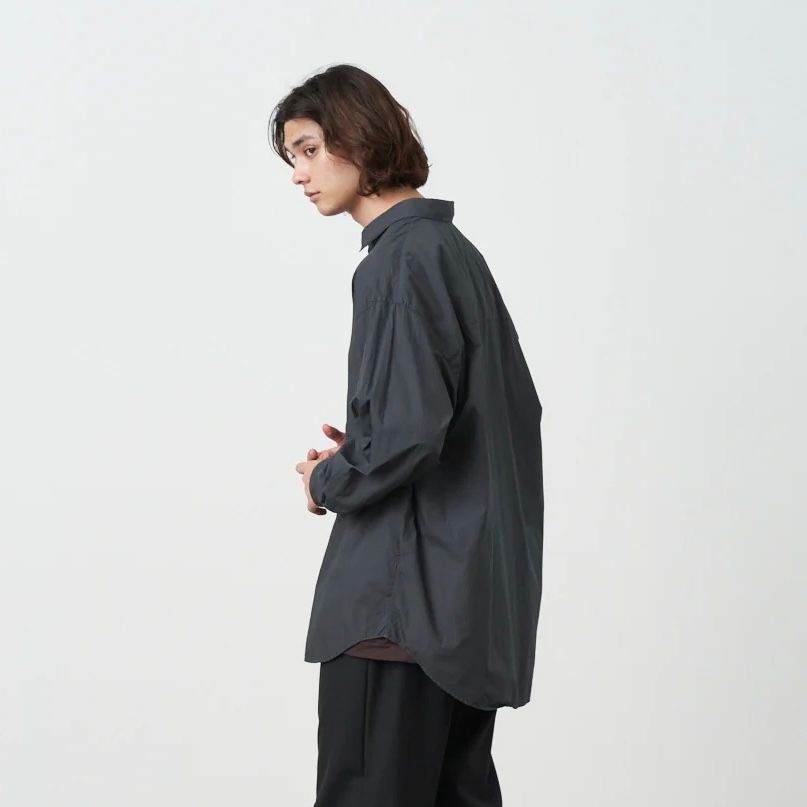 ATON - 【残りわずか】Cotton Lawn Oversized Shirt | ACRMTSM ONLINE