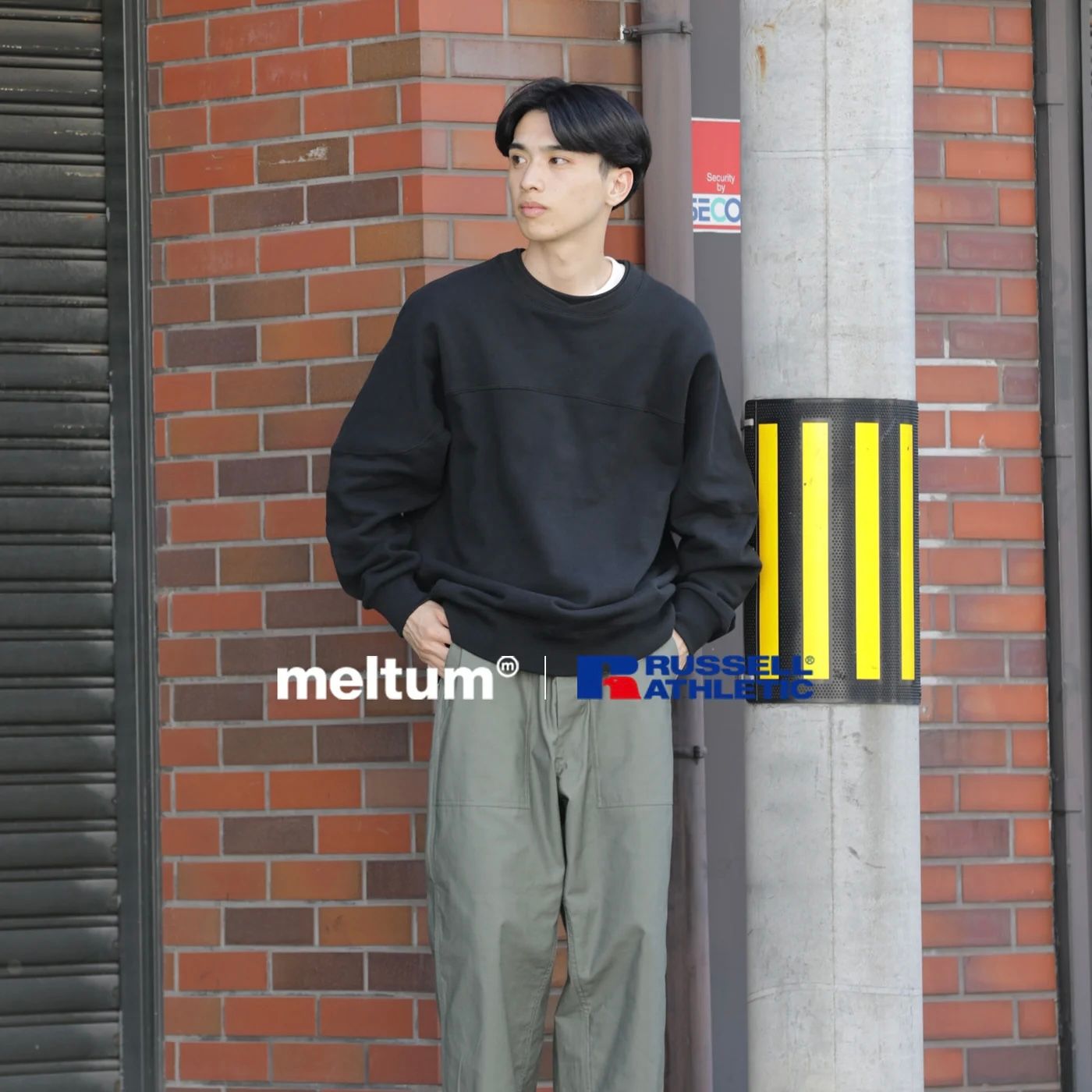 【残り一点】Cap Shoulder Sweat Shirt