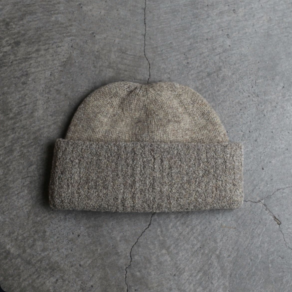 【残りわずか】Wool Knit Cap(BEIGE)