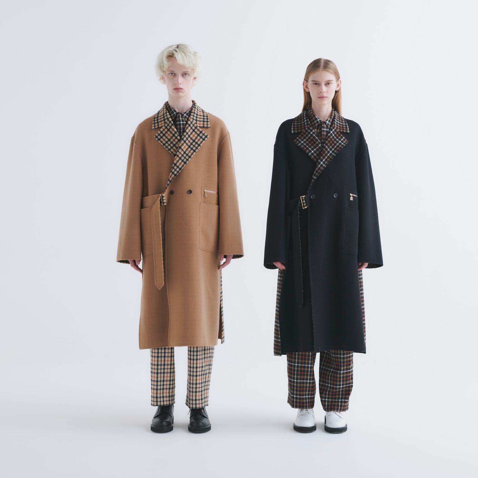 CULLNI - 【残り一点】CULLNI for DAKS LONDON Wool Tie Locken Long Coat | ACRMTSM  ONLINE STORE