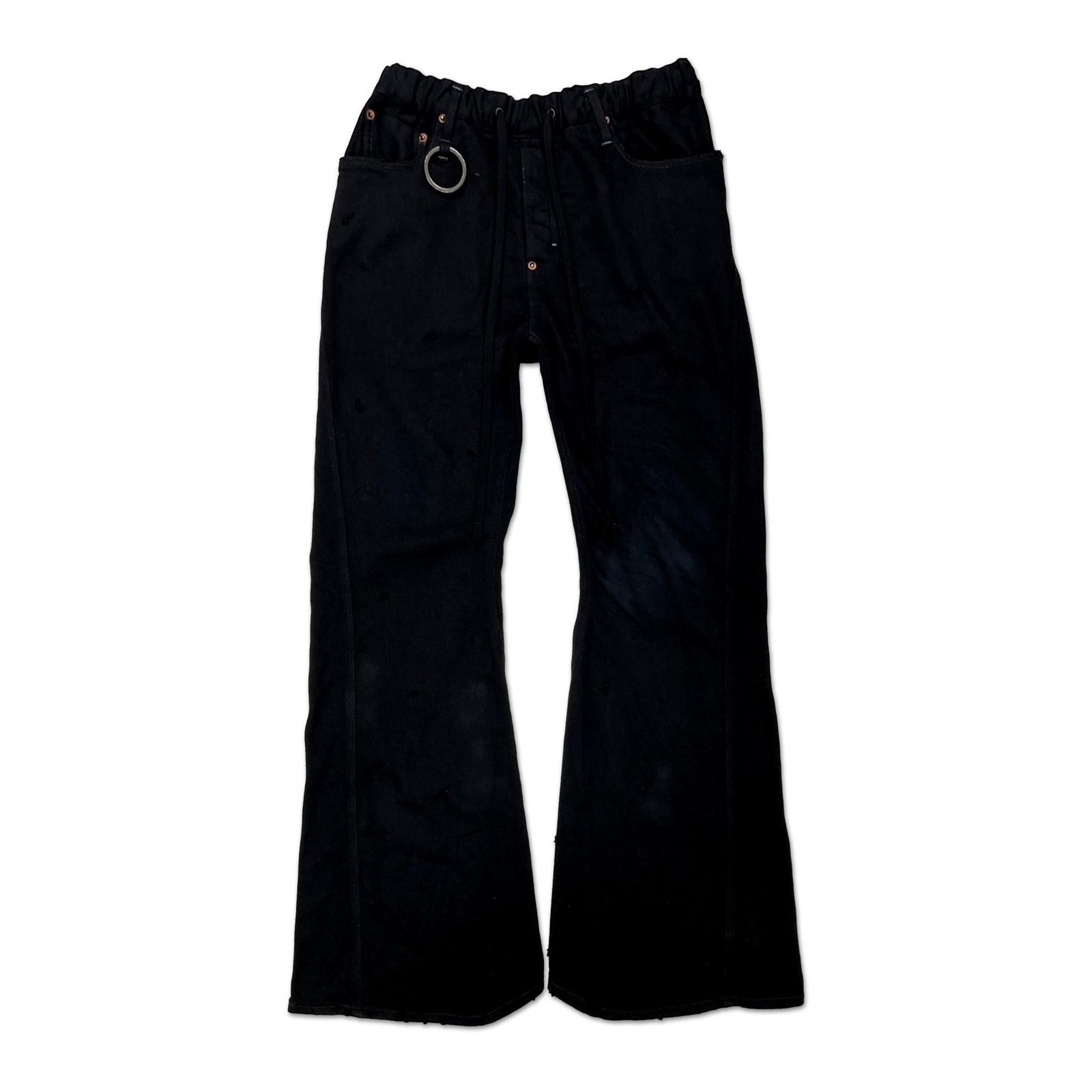 【残り一点】Home Flare Jeans With Damaged(INLAY DENIM)