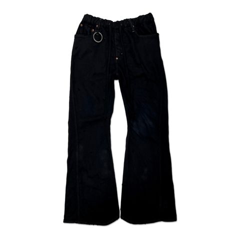 【残り一点】Home Flare Jeans With Damaged(INLAY DENIM)