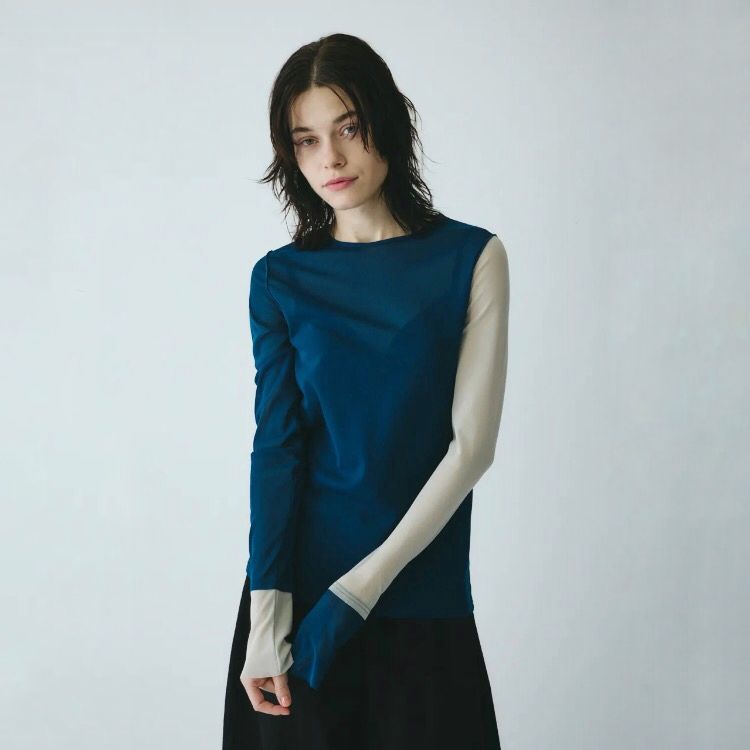 【残り一点】Bi Color Mesh Inner Tops