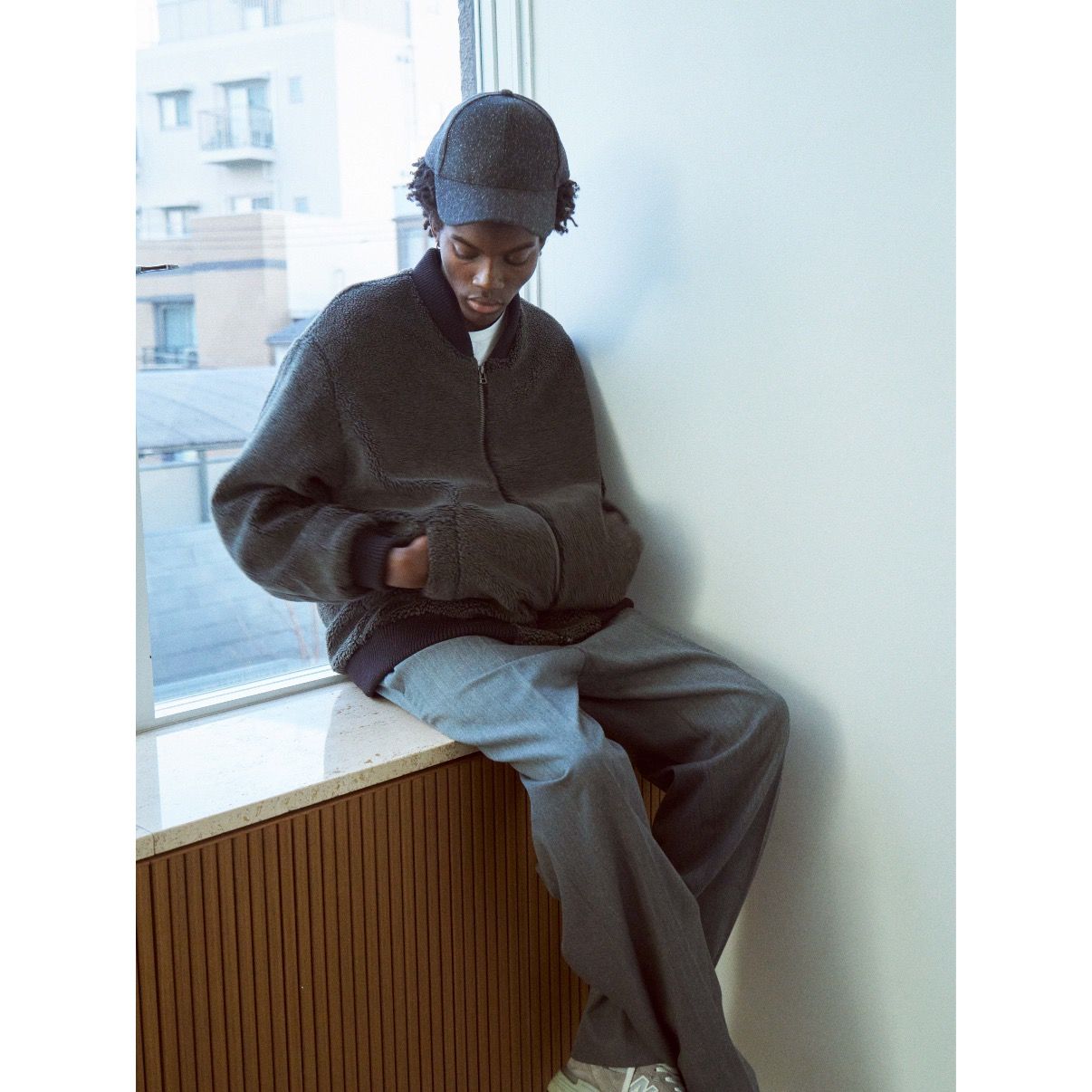 【残り一点】Silk Nep Wool Cap