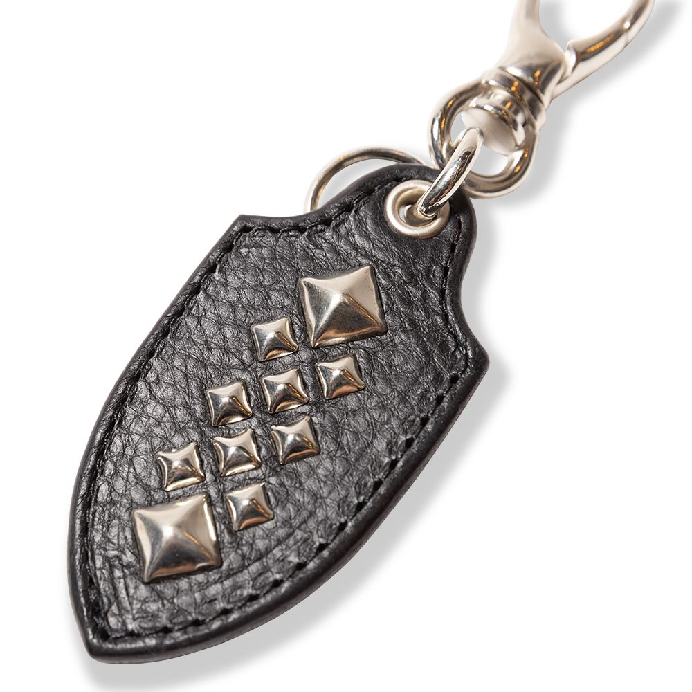 【残りわずか】Studs Leather Key Ring(A TYPE)