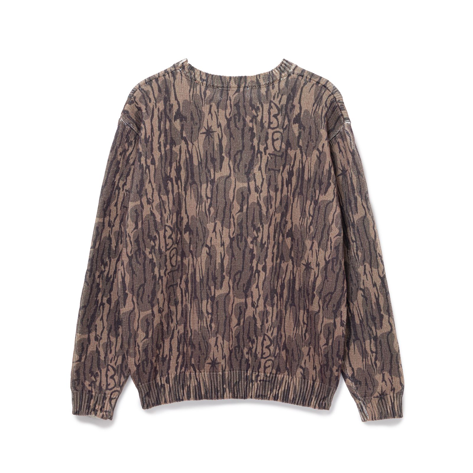 【残り一点】Camo Printed Knit