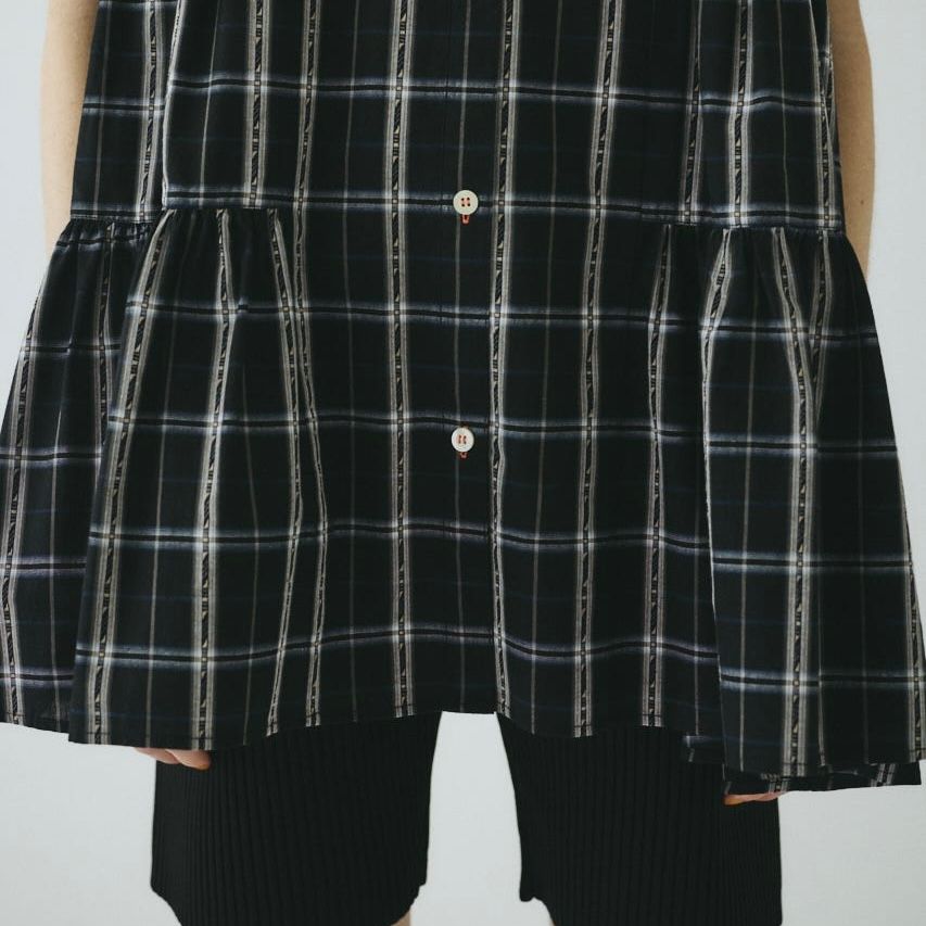 【残り一点】Side gather Aline blouse