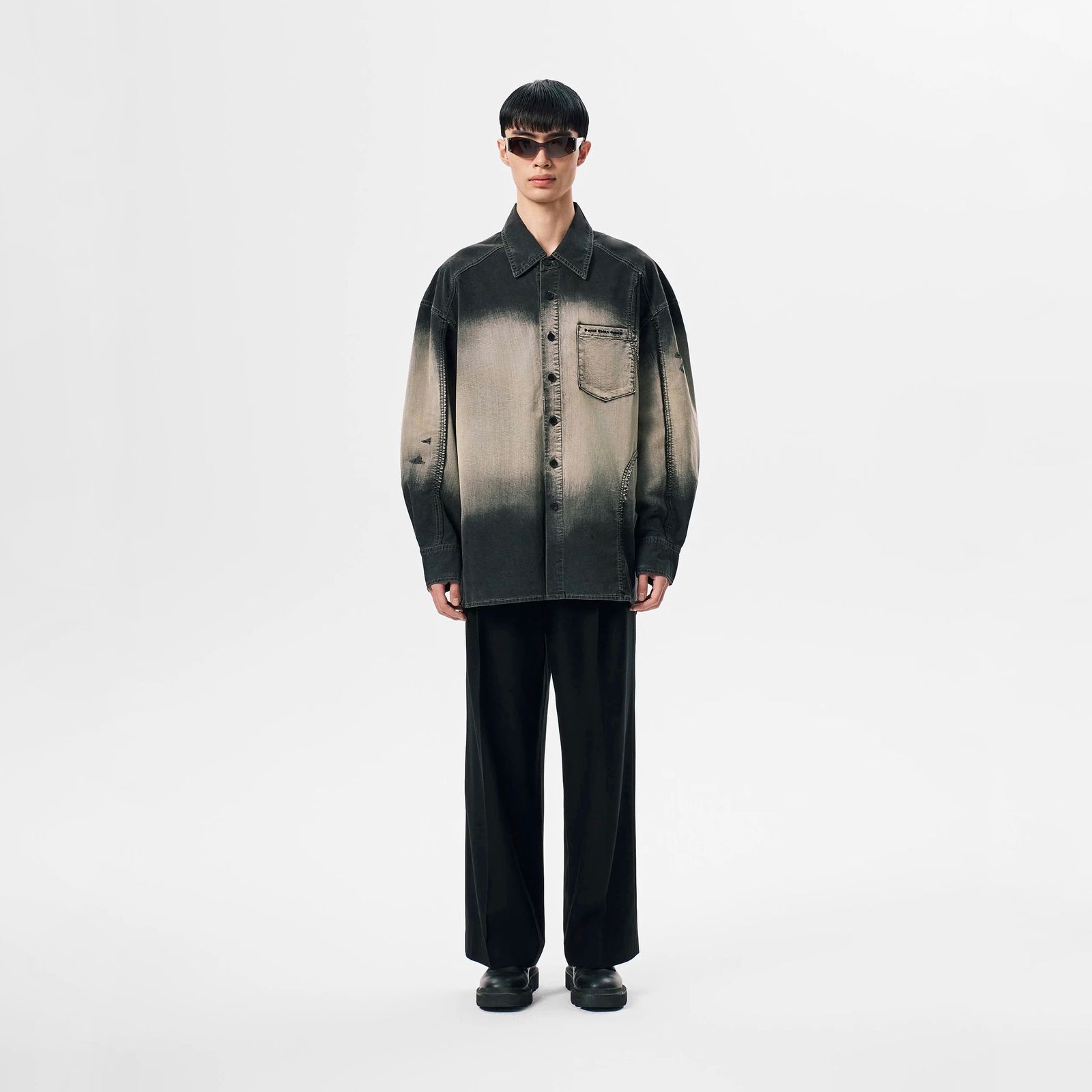 【残り一点】Denim Deconstruction Washed Shirt