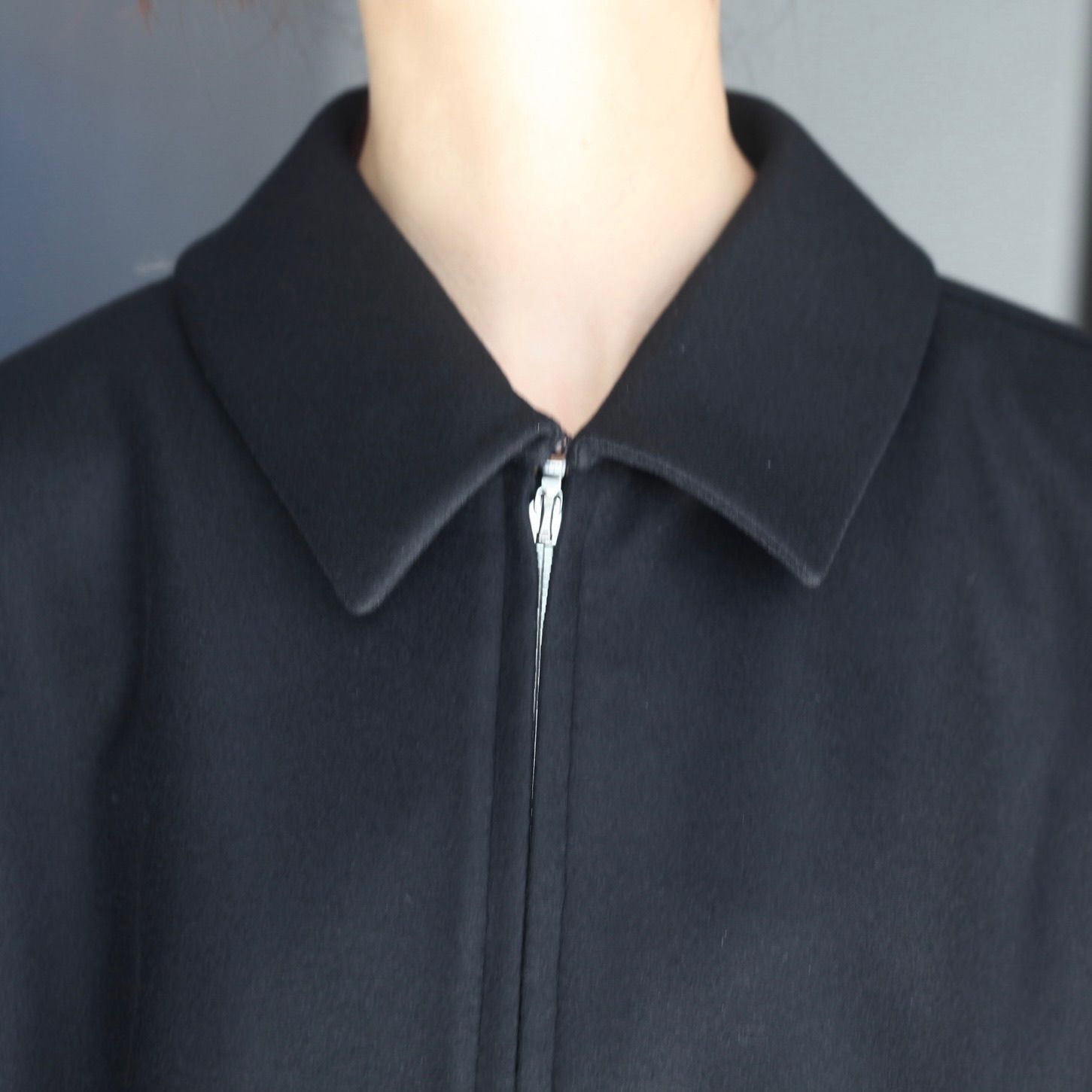 【残りわずか】Melton Oversized Zip Jacket