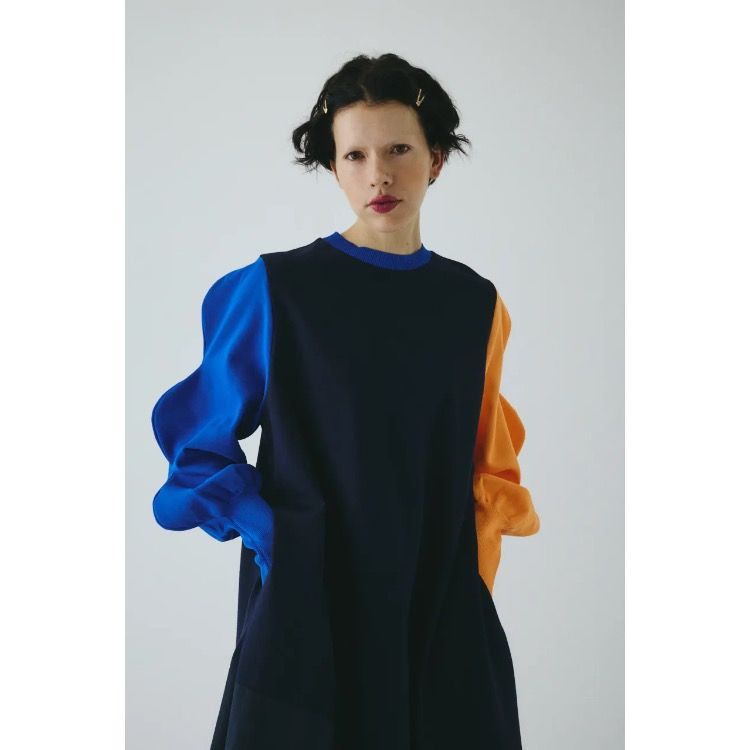【残り一点】Mountain Sleeve Docking Dress