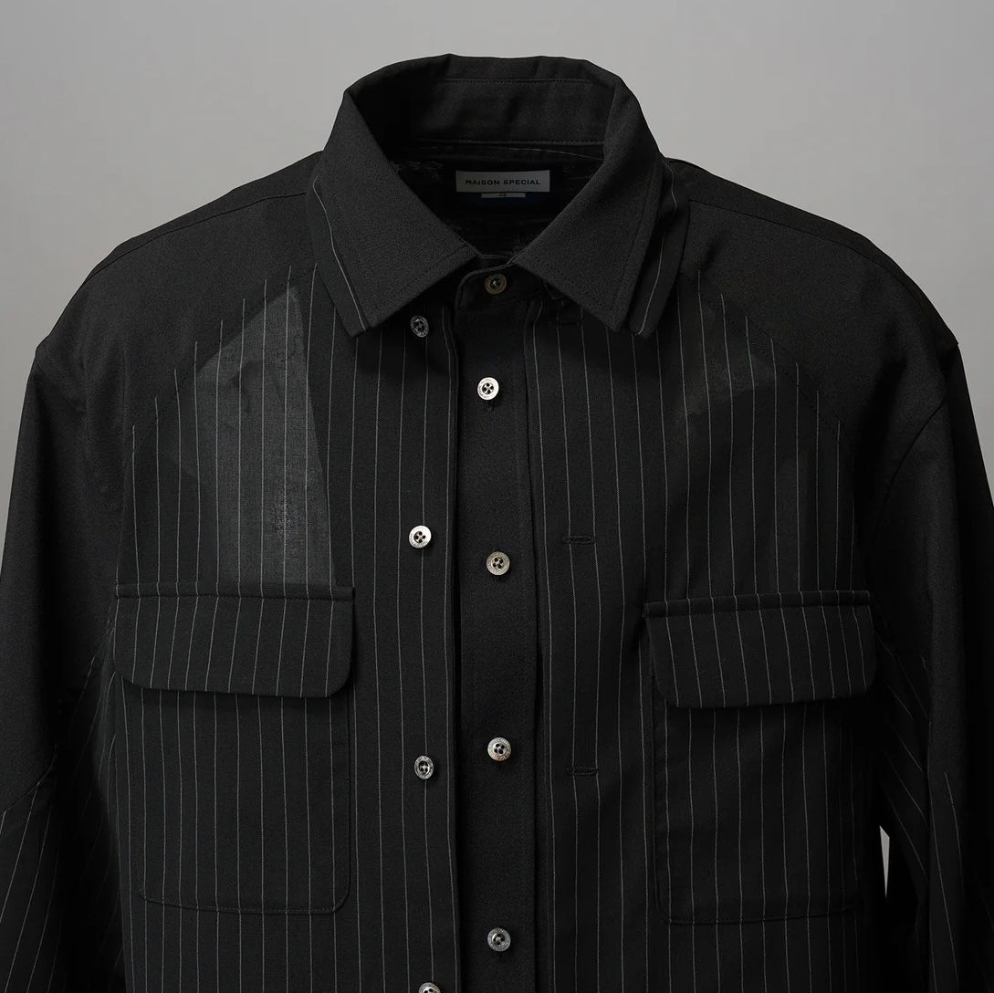 【残り一点】Prime-Over Layering Open Collar Shirt