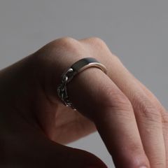 【お取り寄せ注文可能】Cable ID Ring(SILVER)