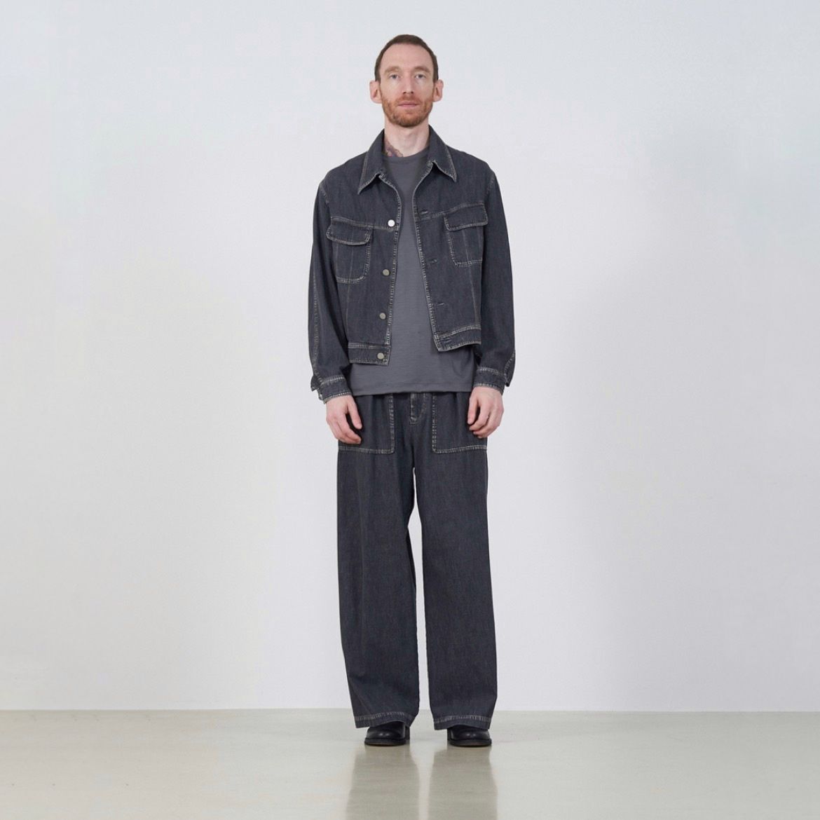 【残り一点】Light-Weight Denim Trucker Jacket