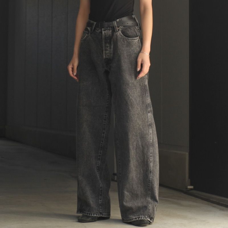 【残りわずか】Deformation Wide Denim Jeans