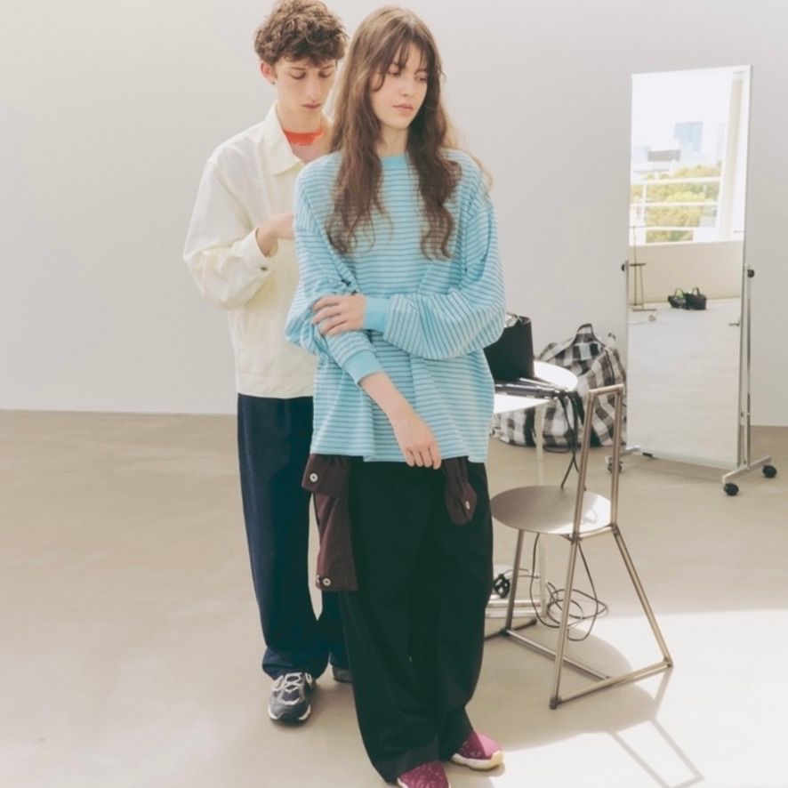 【残りわずか】Border Wide L/S Tee