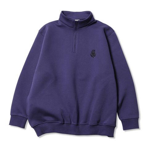 【残り一点】High Gauge Double Knit Half Zip SW