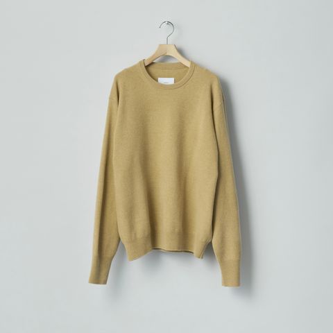 【残り一点】Extra Fine Wool Knit Crew Neck LS