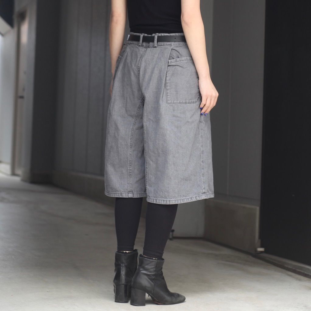 【残り一点】11.5ozブラックデニムショーツ(USED)