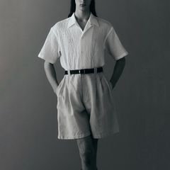【残り一点】Wool Linen 3Pleated Shorts