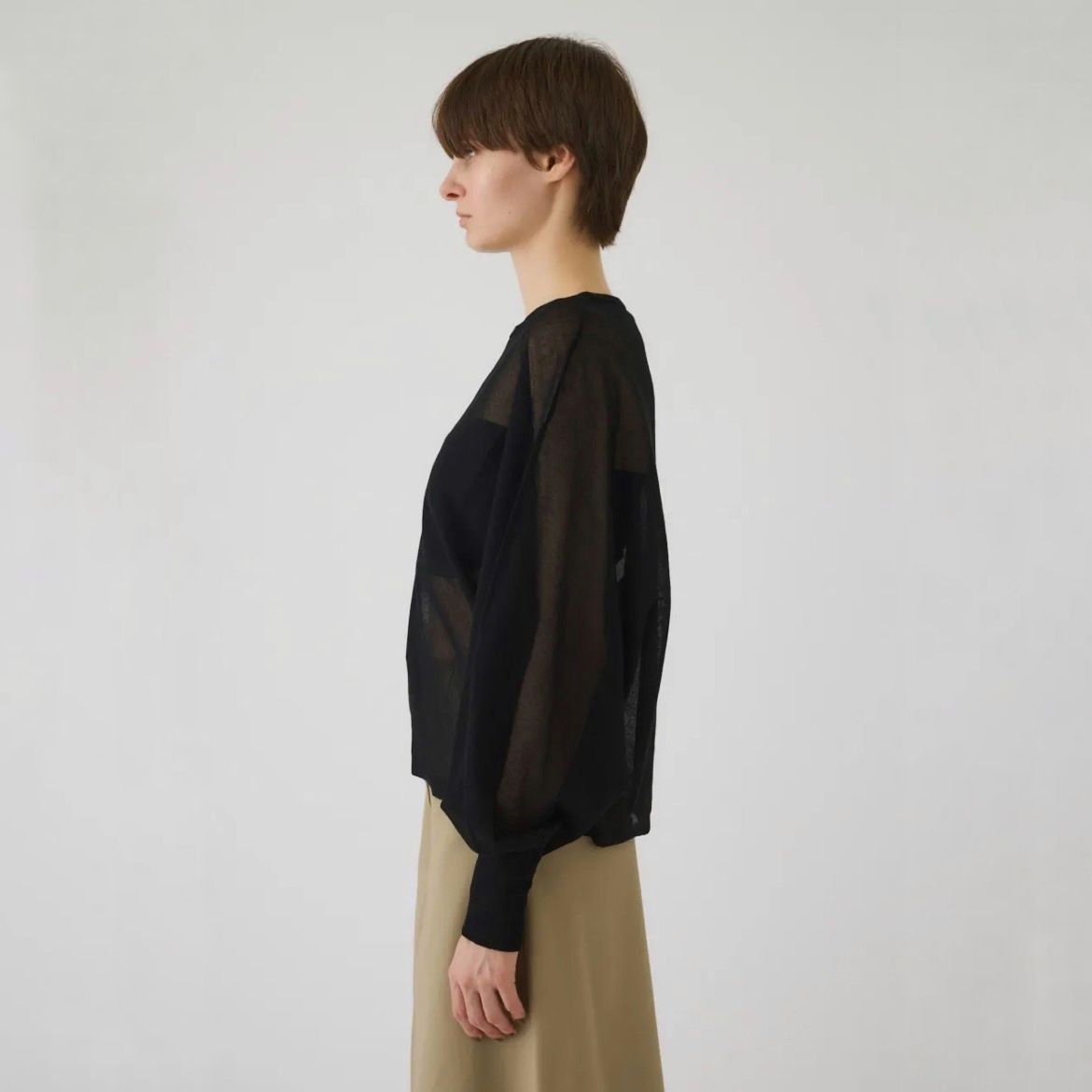 【残り一点】Sheer Dolman Knit Tops