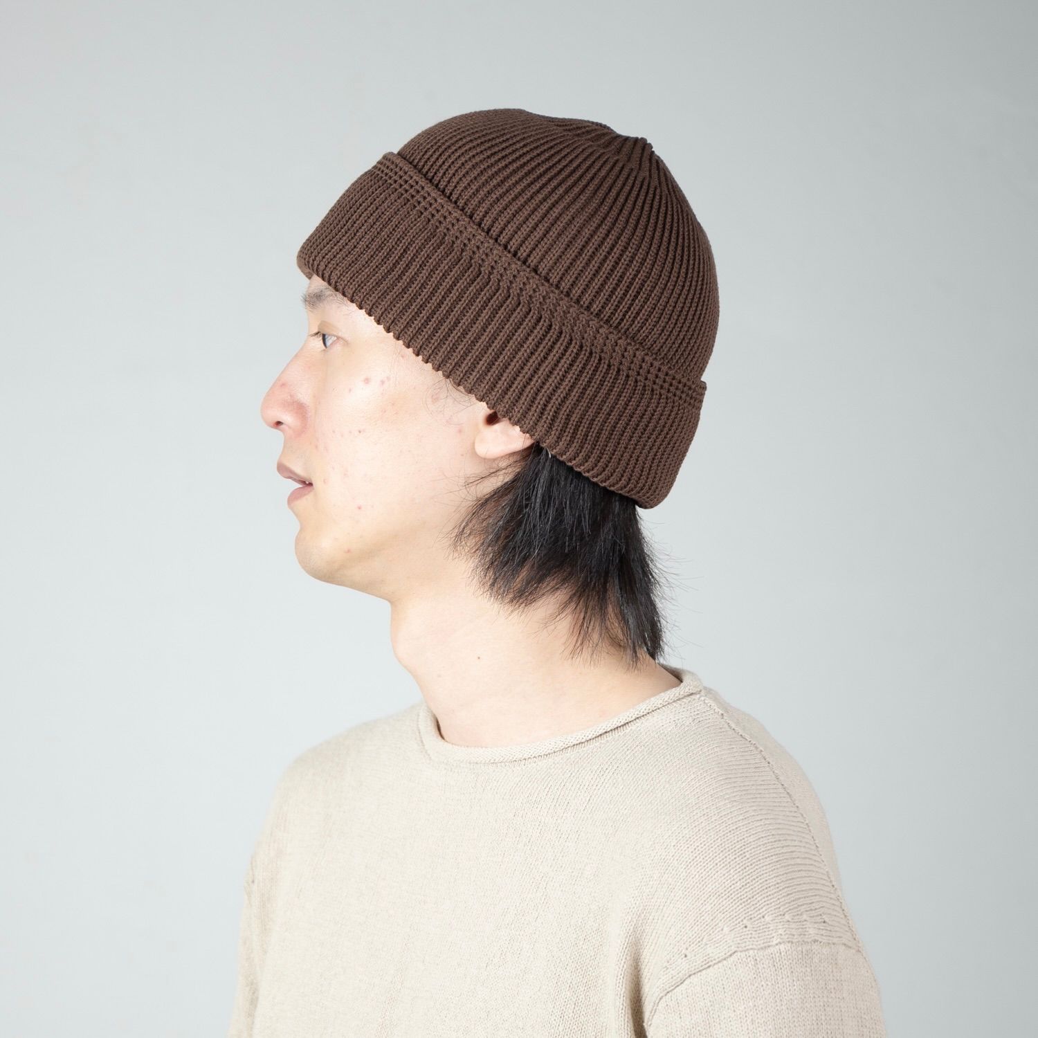 【残り一点】Cotton Acrylic Knit Beanie