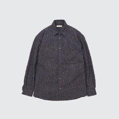 【残り一点】Needlepunched Cotton Plaid Shirt