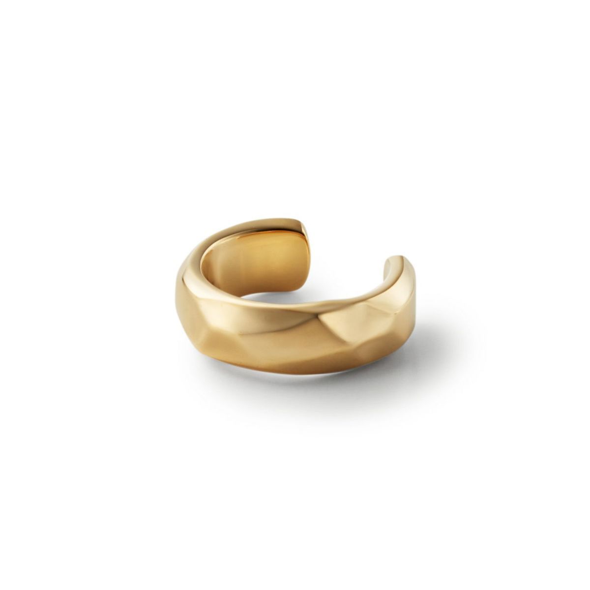 【残り一点】Crockery Ring Ear Cuff_L(GOLD)