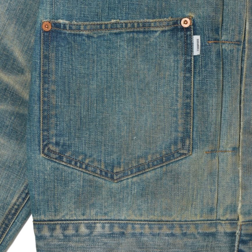 【残り一点】Distressed Modern Denim Jacket